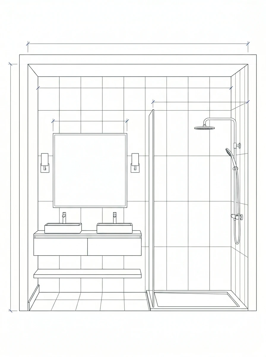 Bathroom Remodeler in Sacramento, CA — Tile and Glass Partitions — Capital Glazing