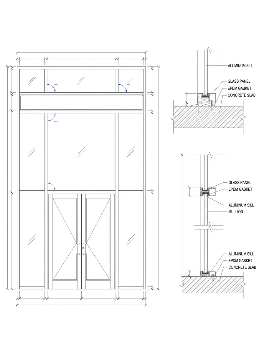 Commercial Storefront Glass Installation in Sacramento, CA — Capital Glazing