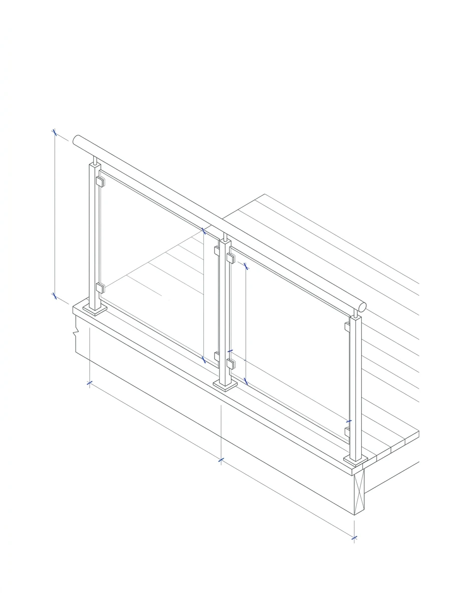 Deck and Balcony Glass Railing in Sacramento, CA — Capital Glazing